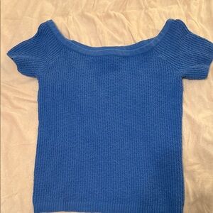 Ann Taylor Light Blue Knit Sweater